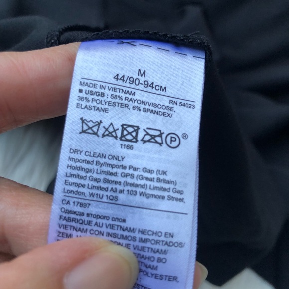 Banana Republic Black Asymmetrical Ruffled True Wrap Sleeveless Maxi Dress M - Picture 13 of 13